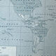 Set of 2 "Great War" maps - Europe and World Map 18x29cm