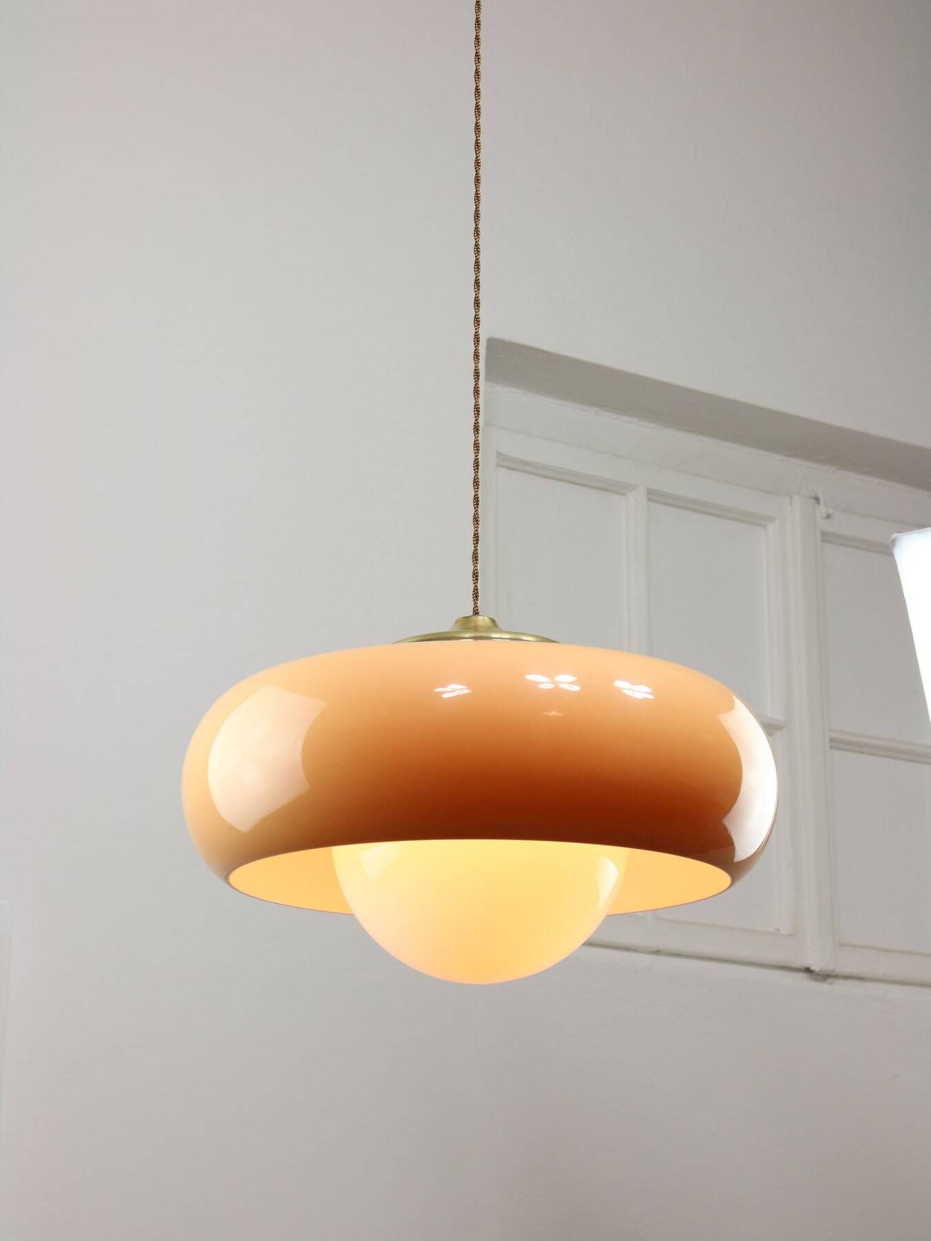 Large Mid-century Modern Pendant Lamp from Guzzini, 1960s