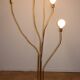 Vintage model F415 floor lamp in gold metal, Saint Germain Lumière edition, 1970