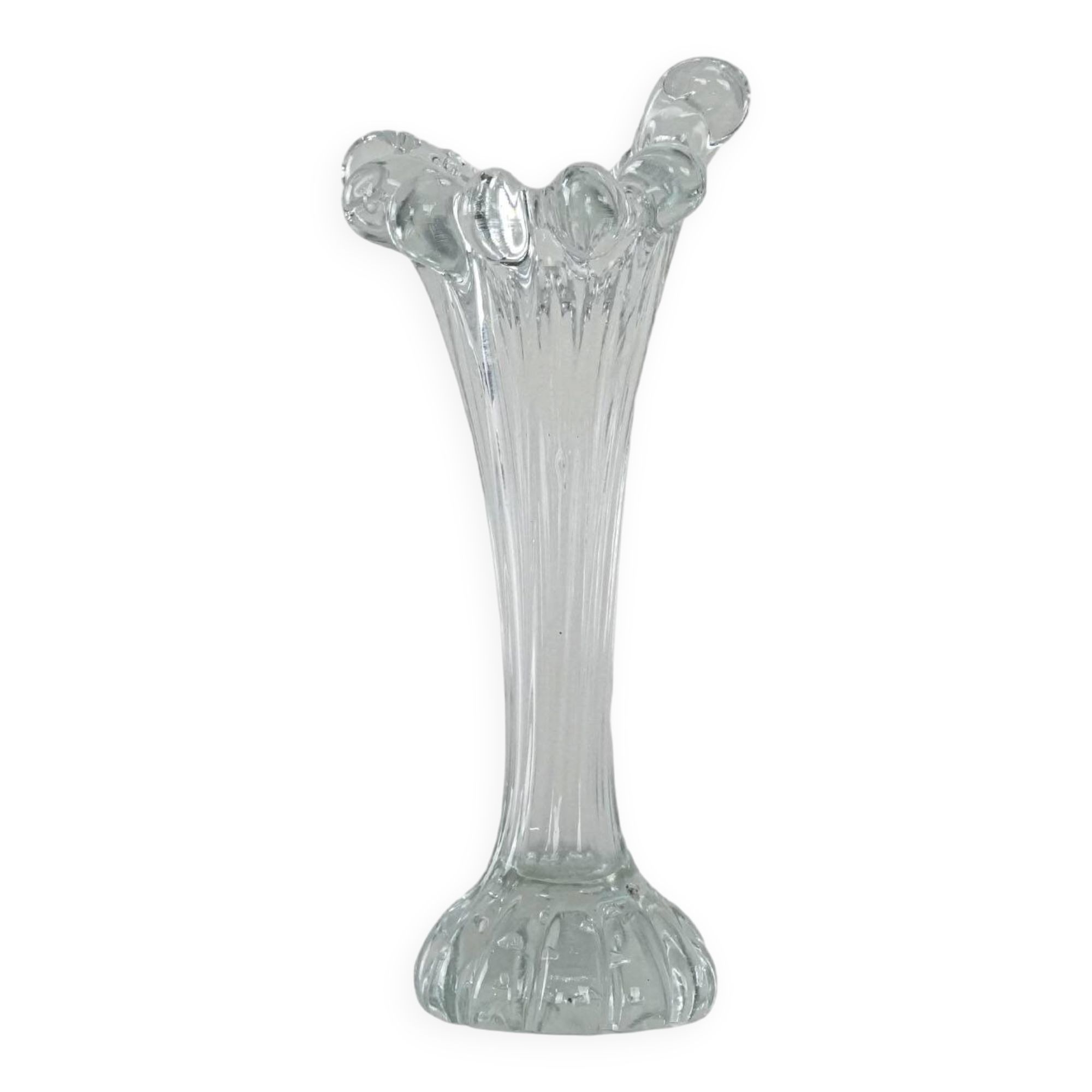 Glass vase, Danish design, 1970s, production: Denmark