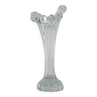 Glass vase, Danish design, 1970s, production: Denmark