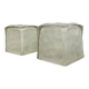 Set of 2 Iviken Ikea ice cube lamps, 1970s
