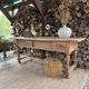 Work table or renovated antique draper's table