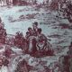Jouy's canvas pattern cushion