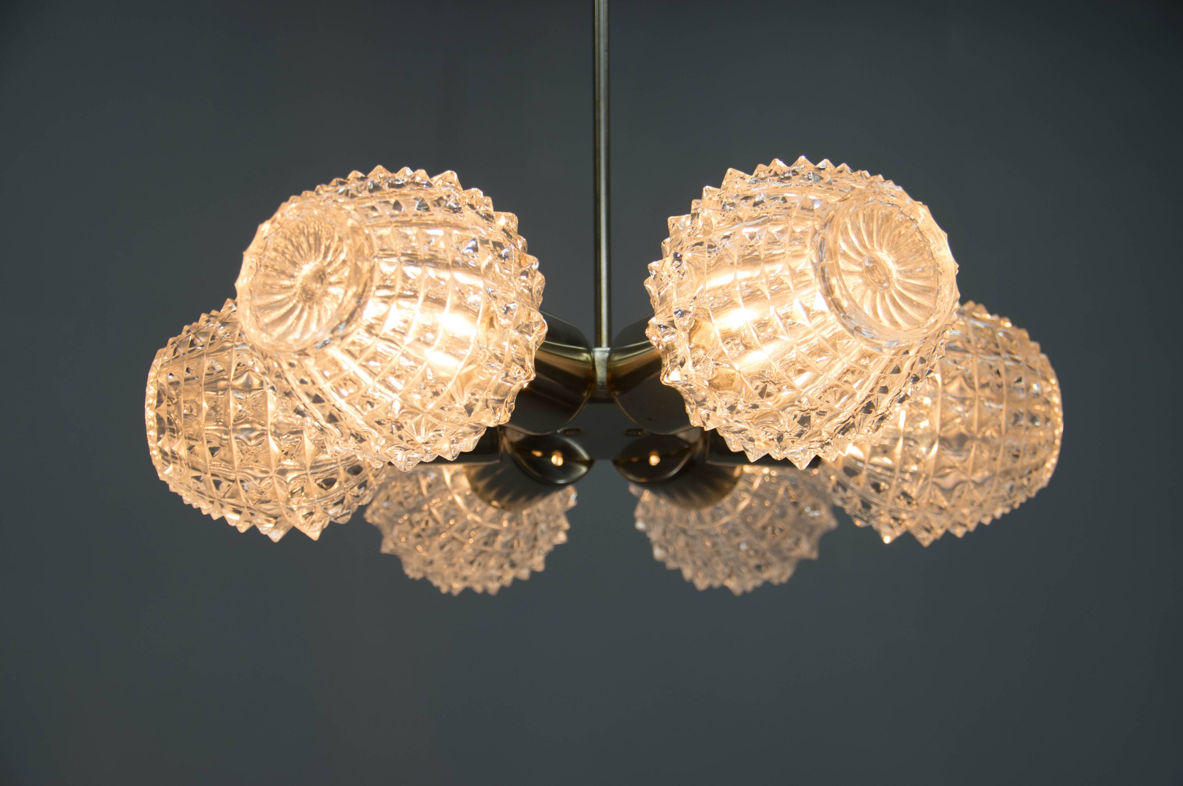 Mid-Century Chandelier by Kamenicky Senov, 1970s