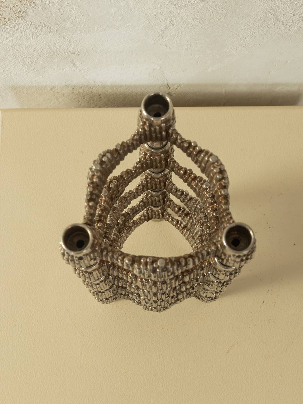 Brutalistic Candle Holders, Stoff Nagel