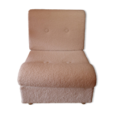 Cosy sherpa boucle armchair