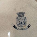 Hollow plate "Chardons" of Gien