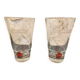 Lot de 2 verres à whisky Jameson vintage