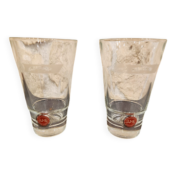 Set of 2 vintage Jameson whiskey glasses