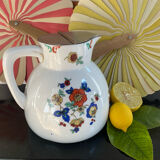 Vintage porcelain jug with lid