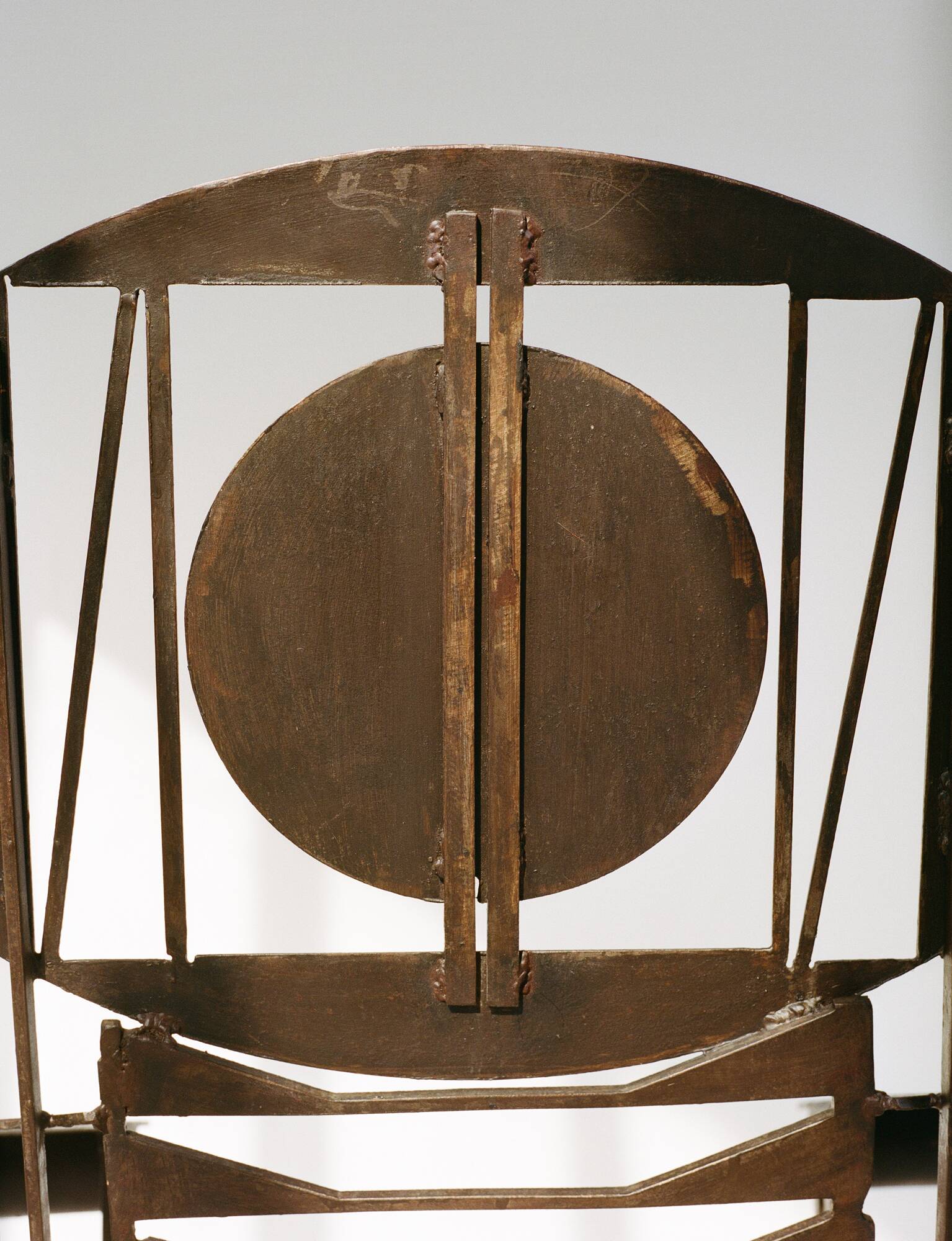 Sculptural steel armchair / Work by a Nigerian artist, circa 1960/70