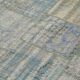 Handwoven Anatolian Contemporary 173 cm x 247 cm Grey Patchwork Carpet