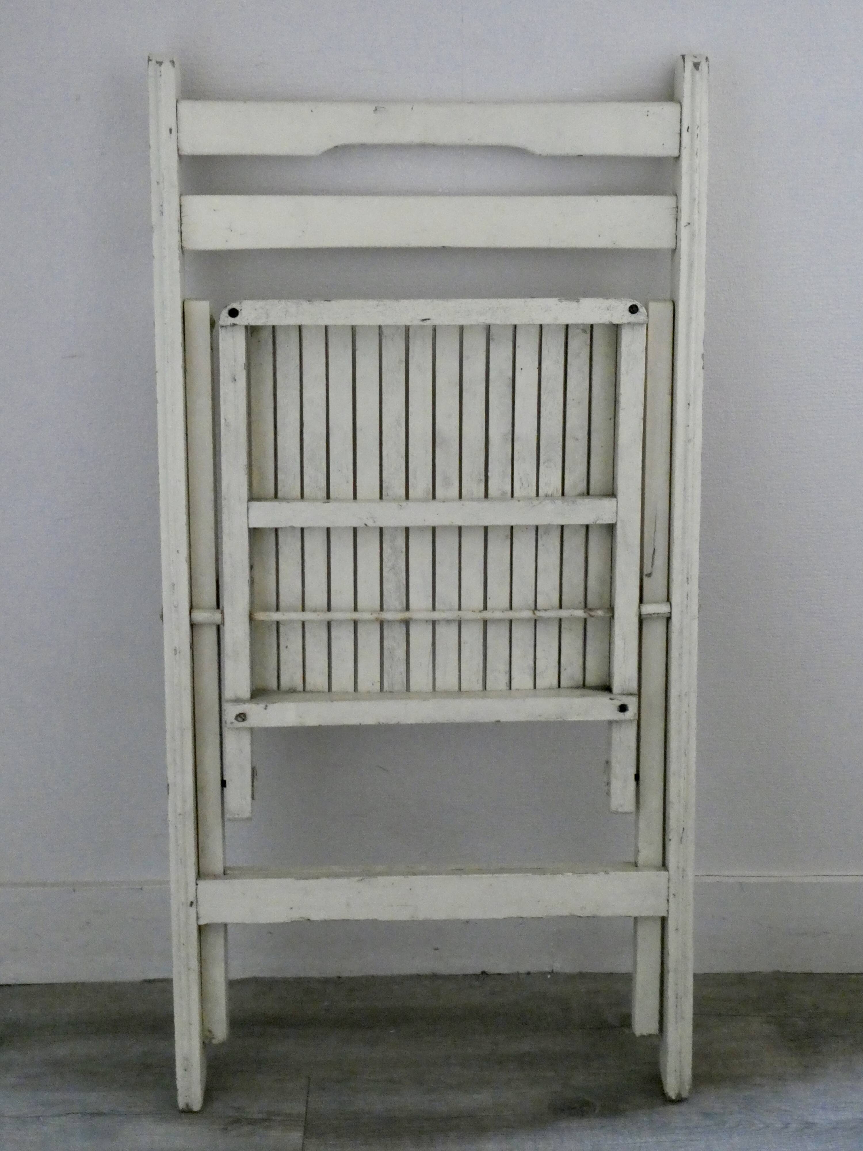 Cream patina folding folding chair 70