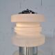 Lampadaire italian years 70' acier and verre