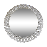 Round Backlit Mirror by Emil Stejnar for Rupert Nikoll Austria 1950s 58cm