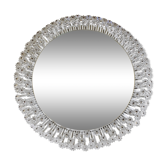 Round Backlit Mirror by Emil Stejnar for Rupert Nikoll Austria 1950s 58cm