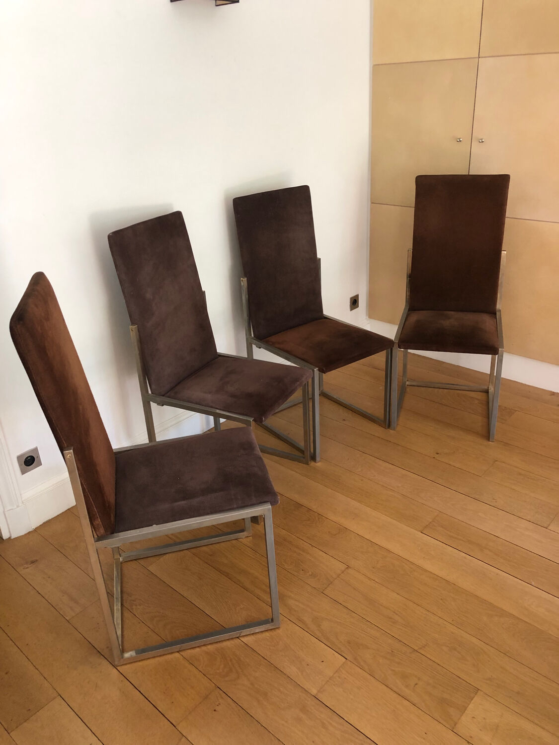 Set de 4 chaises vintage 70s