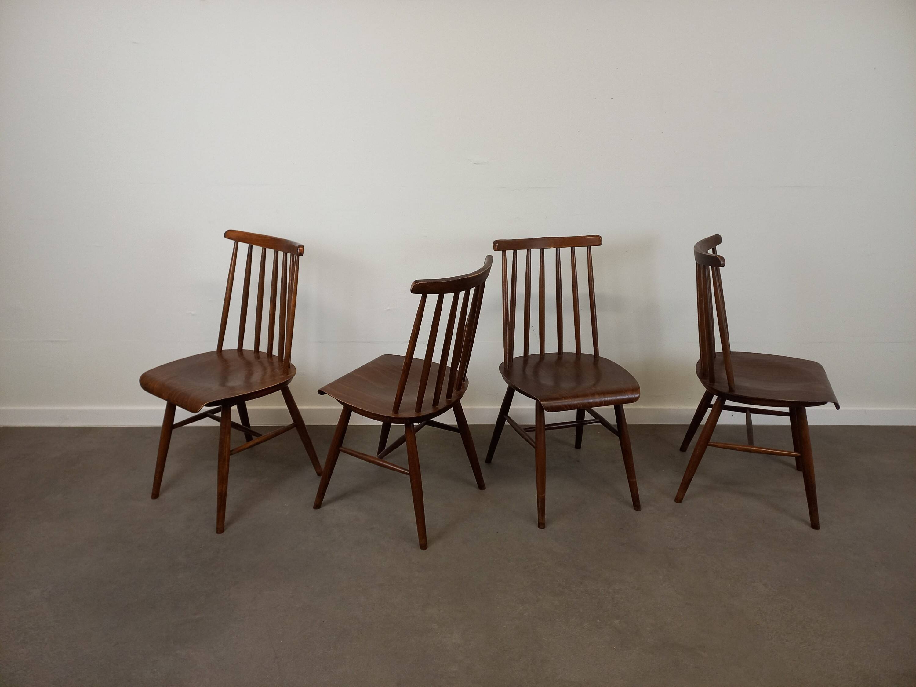 Scandinavian chairs set of 4
