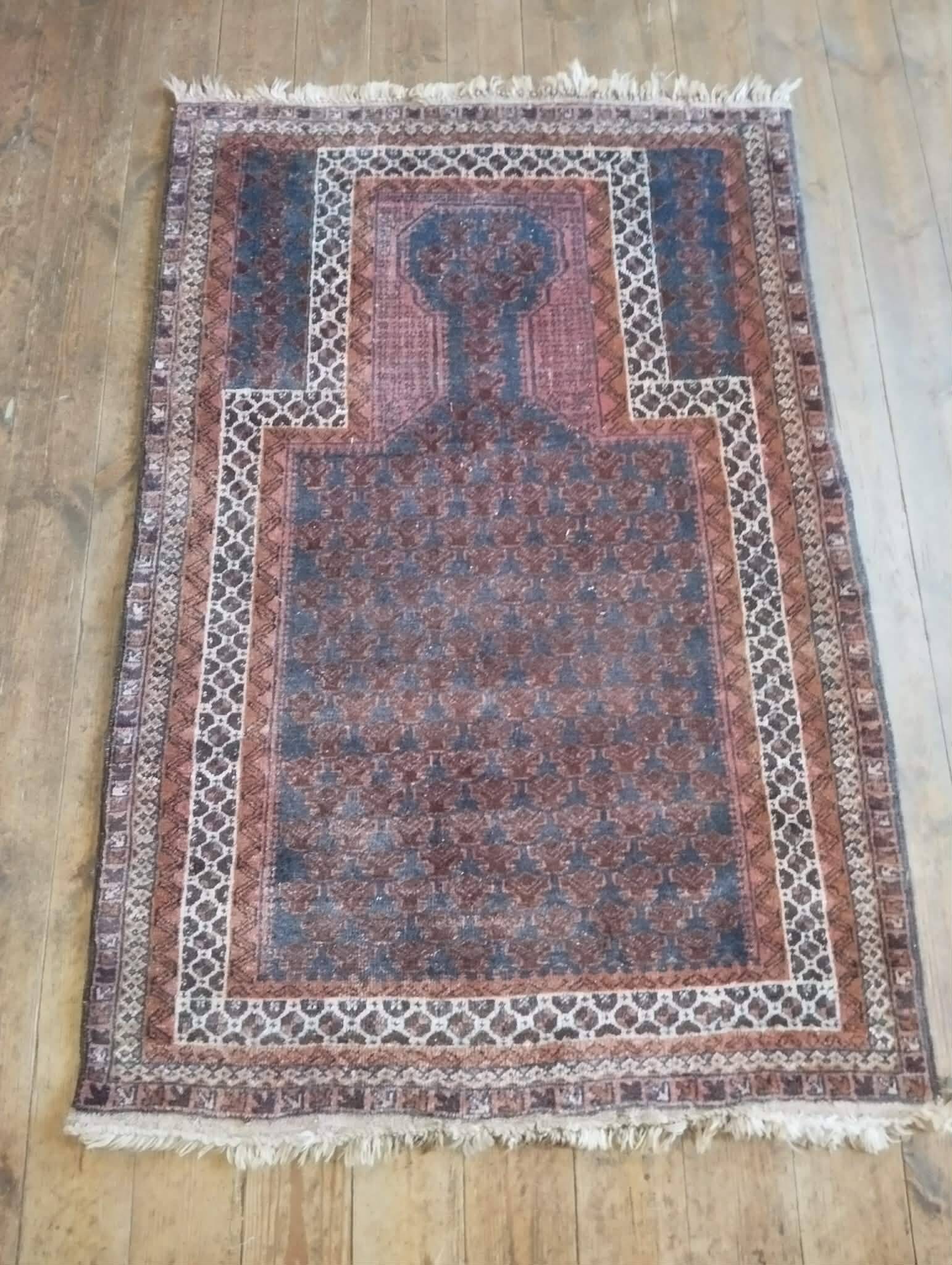 Handmade Afghan Belouch rug 138x91cm
