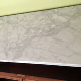 Louis XVI style chest of drawers in solid fruit wood.