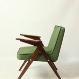 Pair de fauteuils vintage vert royal conclu par Chierowski