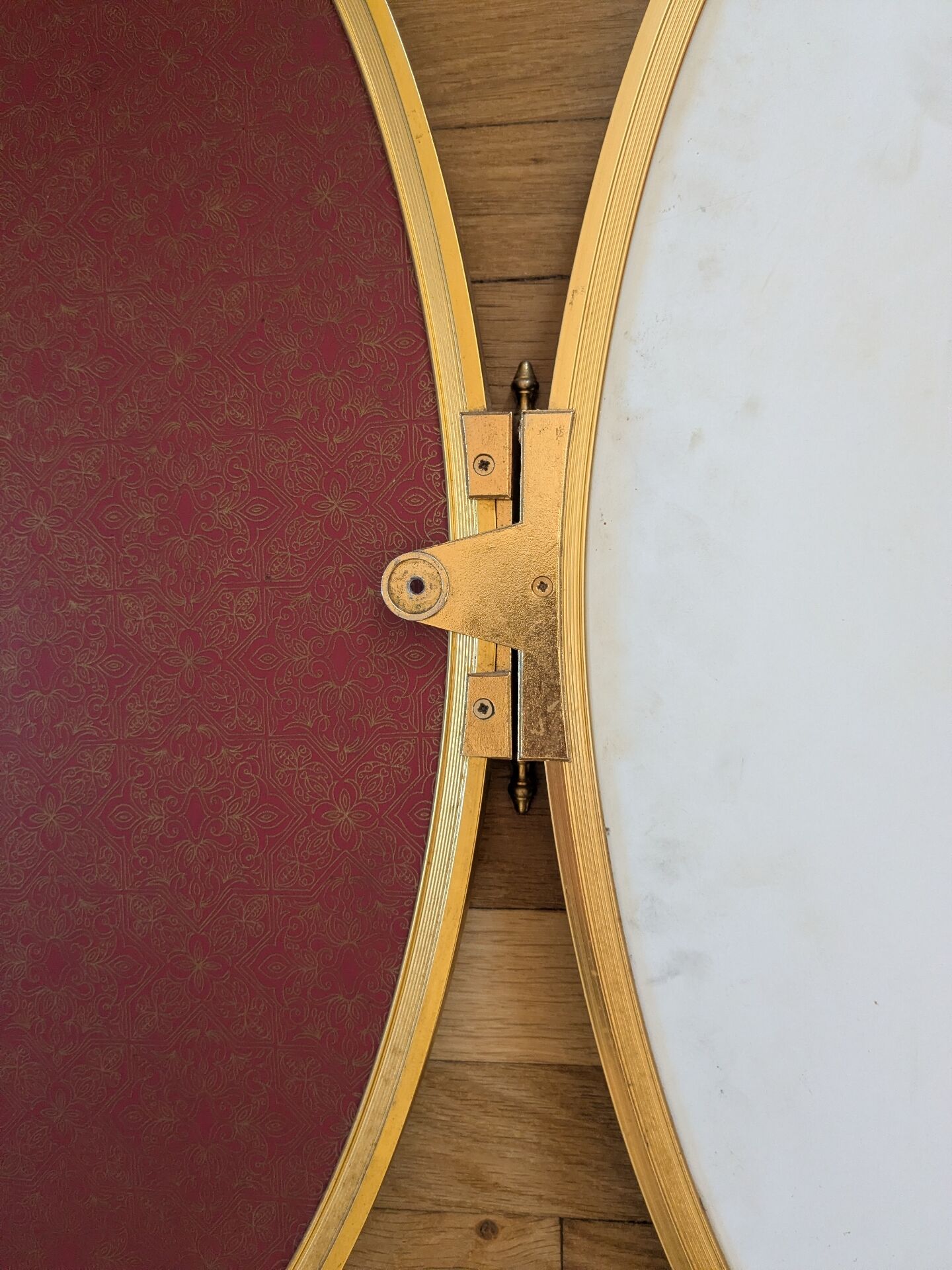 Louis XV style triptych mirror