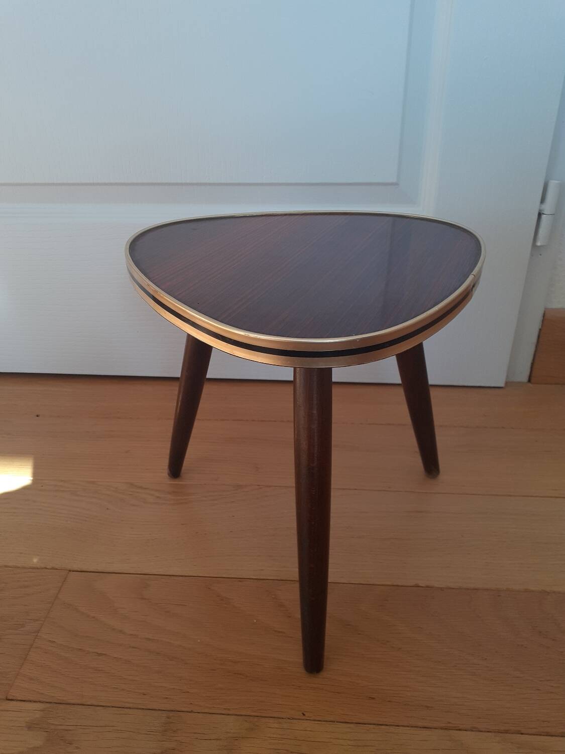 Formica tripod side table