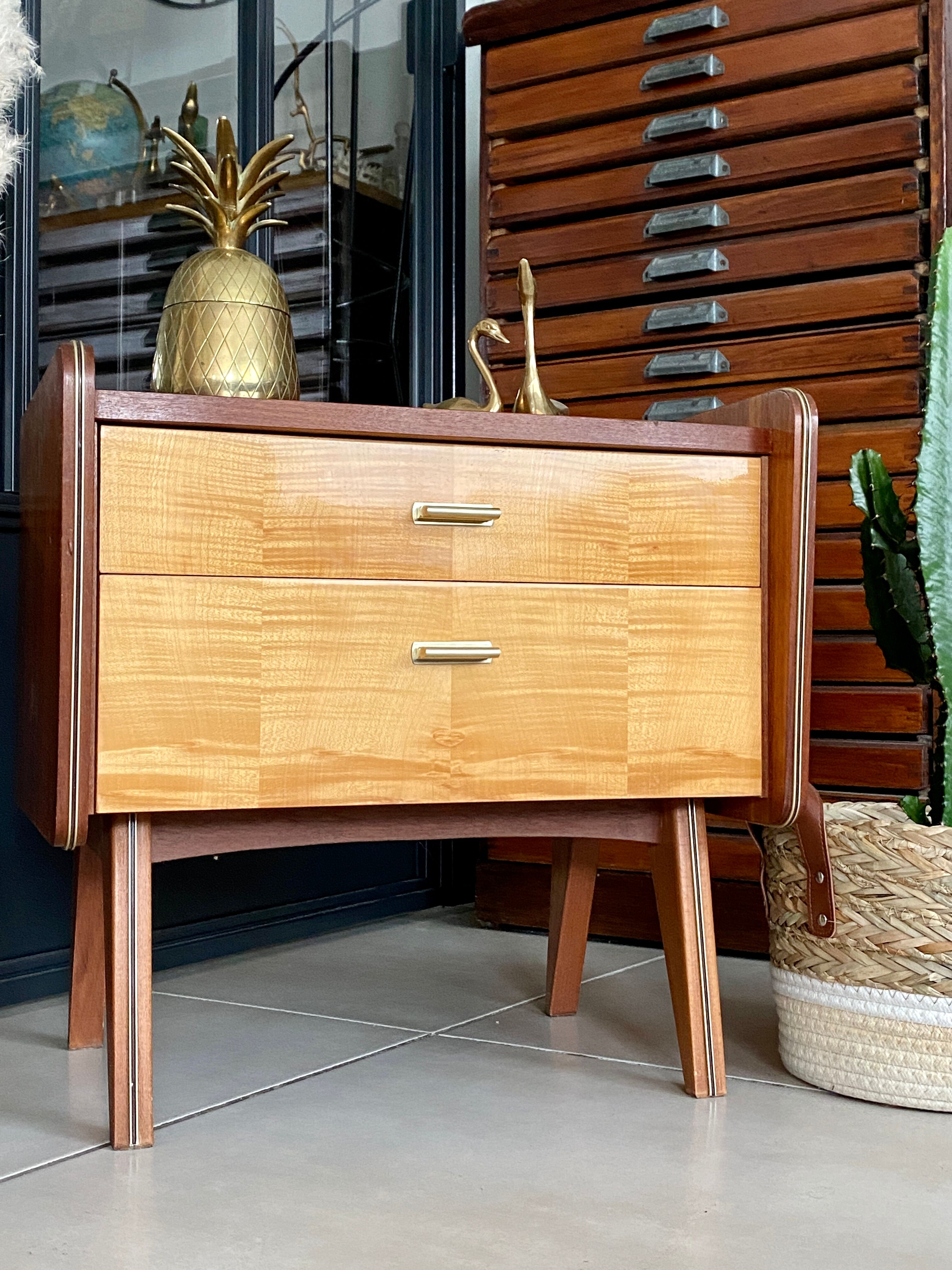 Vintage bedside table