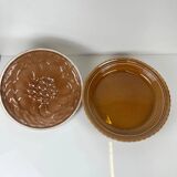 "Fruit tart" slipware dish