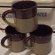 Lot de 3  tasses en grès