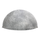 Drimmer Half-Moon Wall Lamp in worked glass 40 cm