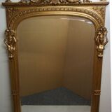 Big old mirror decorated with caryatids 193cm