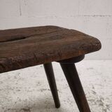 Antique 1911 Vintage Brutalist Industrial Stool