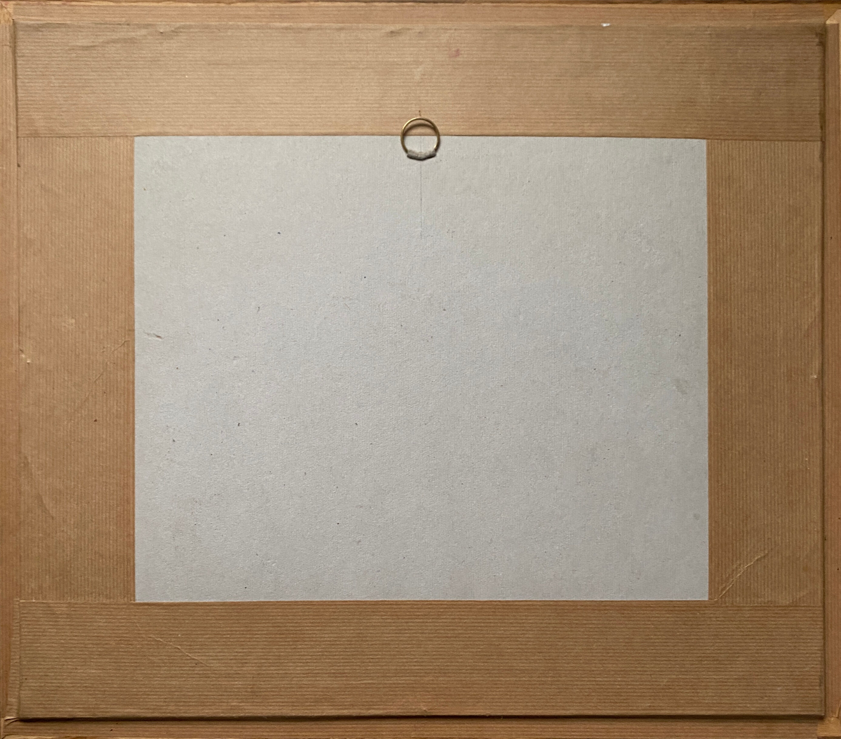 Watercolor painting "animated Orientalist landscape" B signed (to decipher) + frame