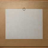 Watercolor painting "animated Orientalist landscape" B signed (to decipher) + frame