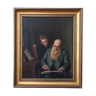 The music lesson Oil on canvas nineteenth century 68x58 cm SB