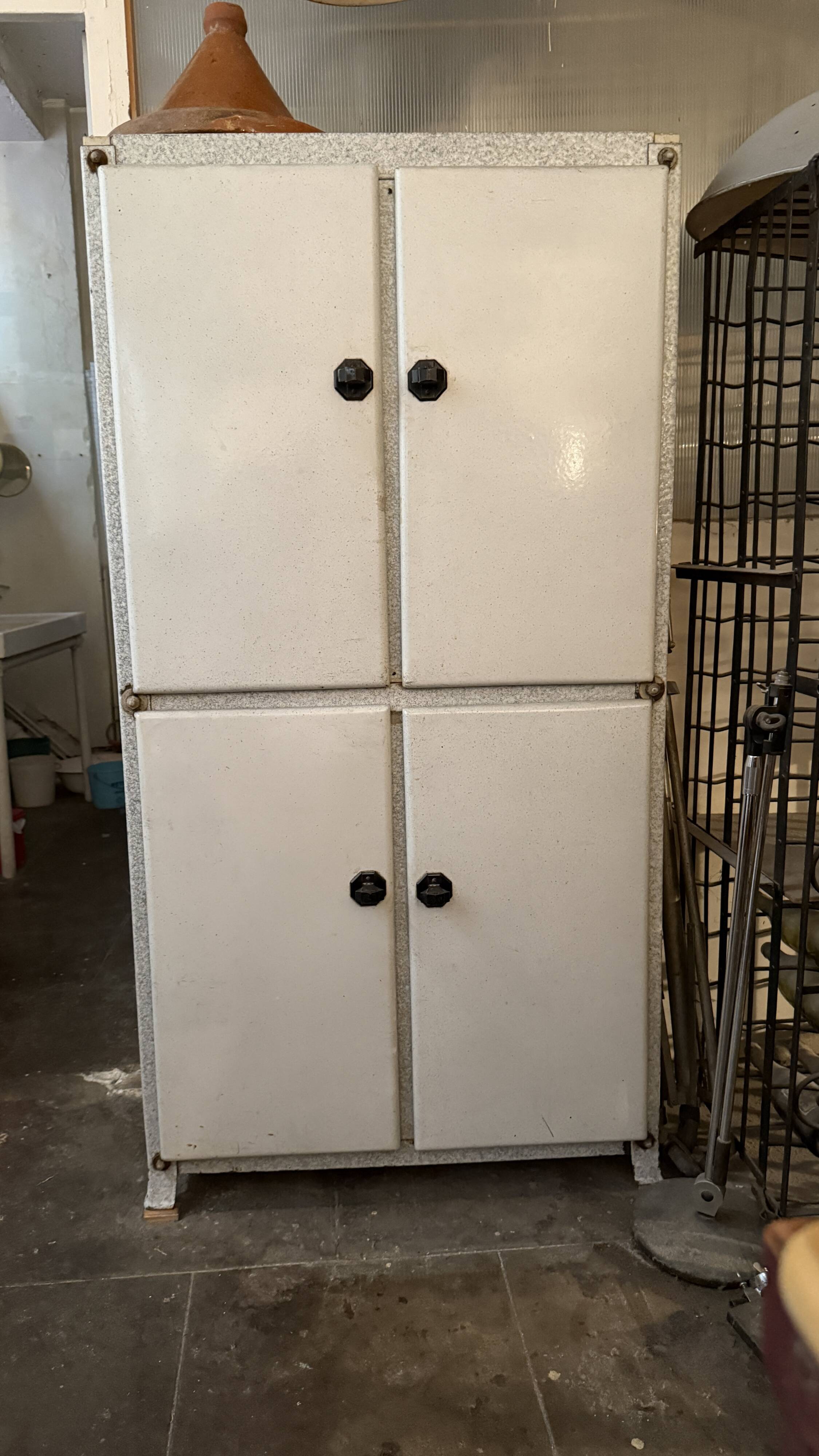 Vintage metal wardrobe