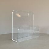 Porte revues vintage en plexiglas