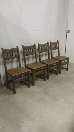 Set de 4 chaises de campagne