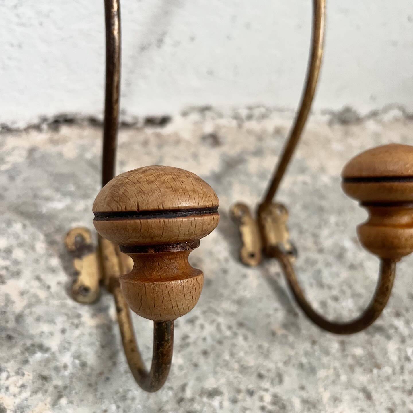 Pair of coat hooks