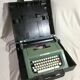 Former Olivetti studio 48 metal writing machine - vintage black malle