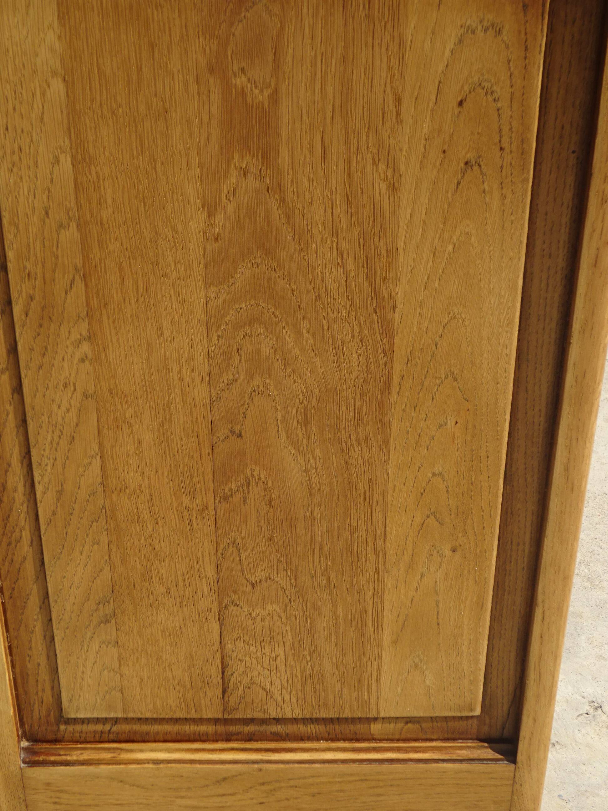 Art Deco bedside table in oak, restored