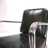 Fauteuil Art Déco en tube d'acier dans le goût de Gilbert Rhode Troy Sunshade, 1930