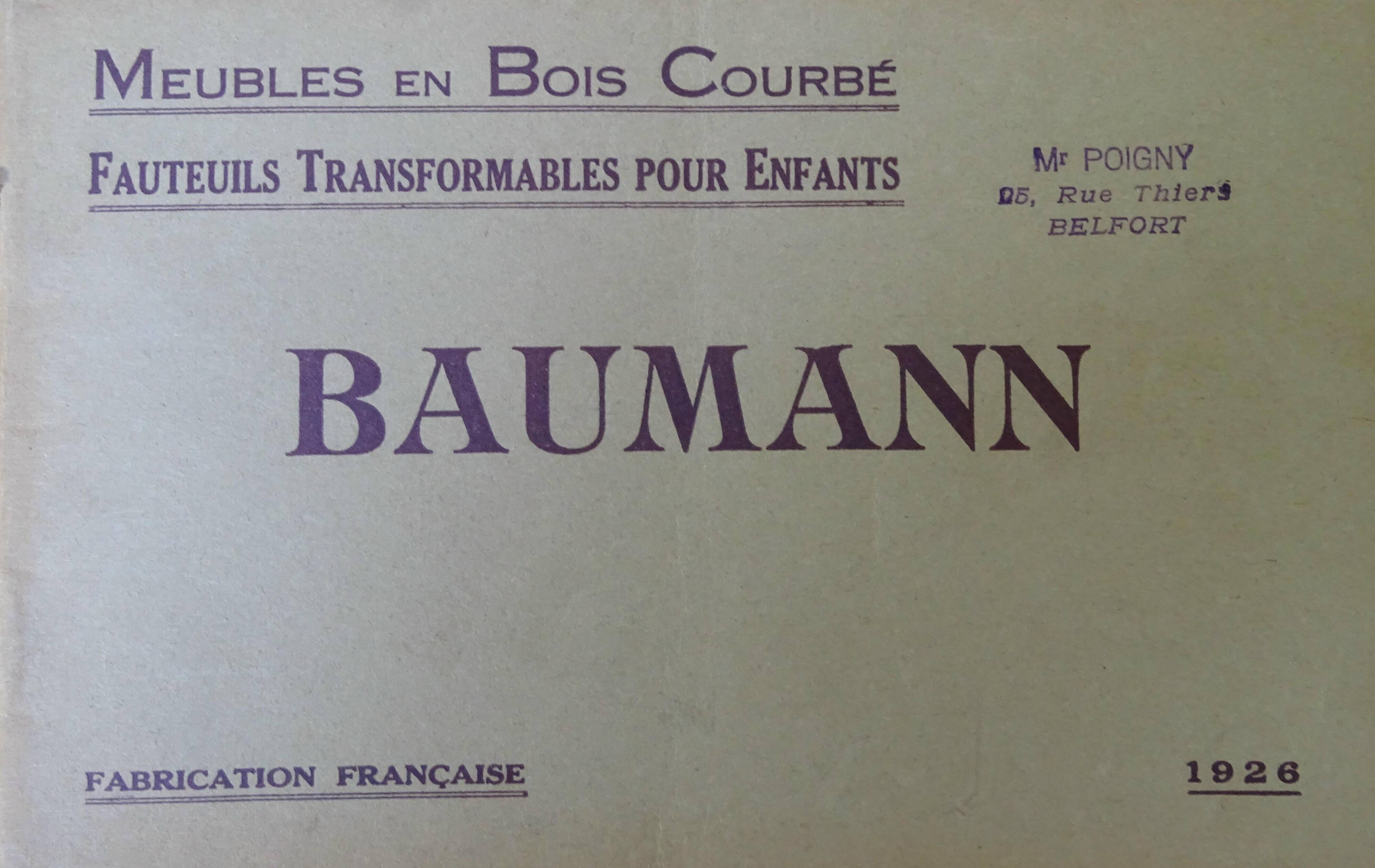 Bistro stool No. 94 by Baumann 1930, not Thonet.