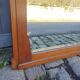 Large antique mirror from the Art Nouveau period.