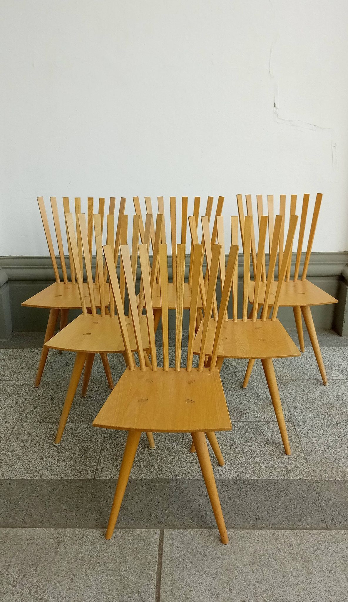 Ensemble de 6 chaises Mikkado - Foersom & Hiort-Lorenzen, Danemark 1999