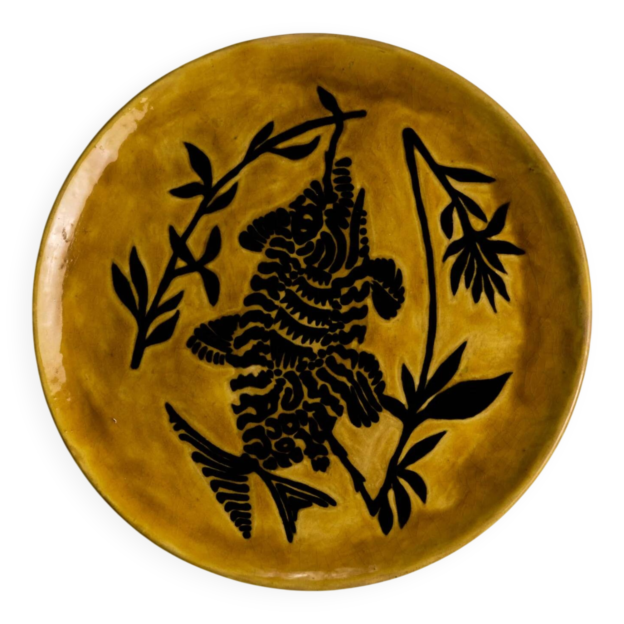 Ceramic dish, Jean Lurçat, 1950s