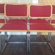 Set of 6 vintage chairs Cesca B32 Breuer Bauhaus Italy