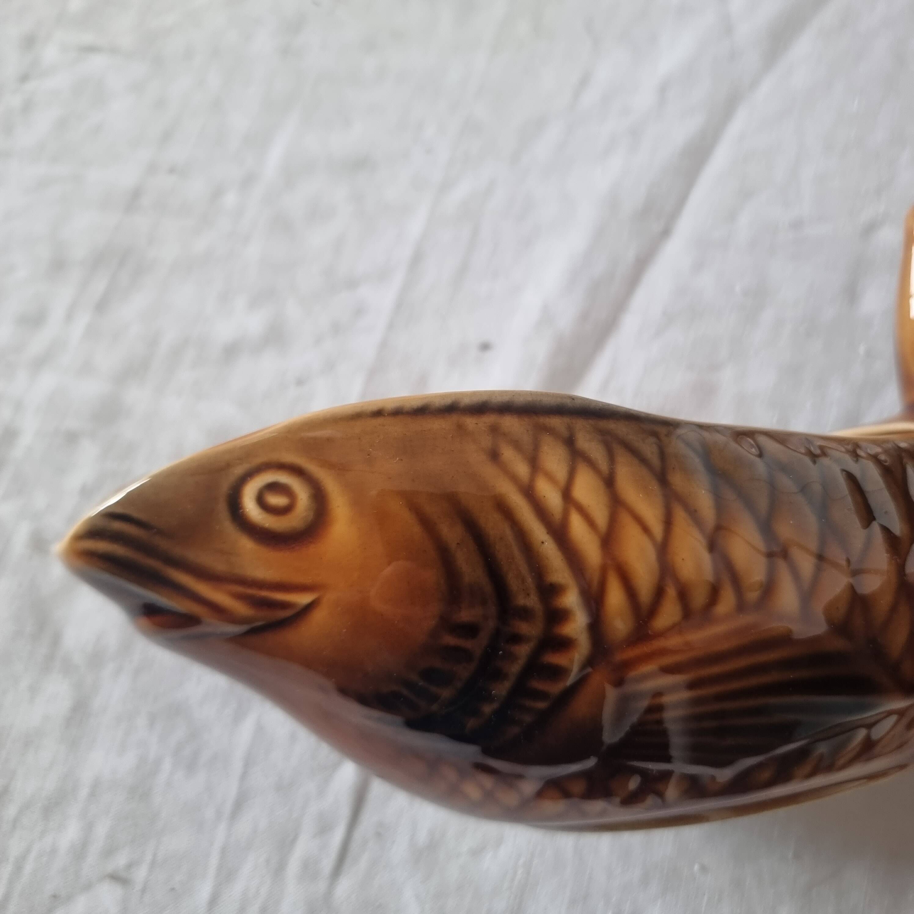 French ceramic dinnerware and plates set sarraguemines 1970s